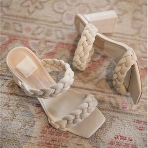 [dolce vita] pailey braided sandal in ivory